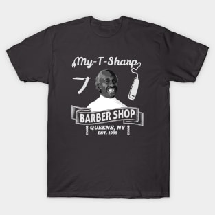 Coming To America My T Sharp Barber Shop T-Shirt